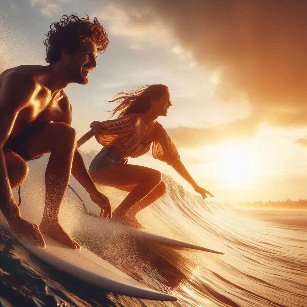 Surfing is often seen as a solo adventure. The image of a lone surfer riding the waves, embracing the thrill of the ocean, captures our imagi